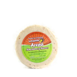 Arepa maiz  con nueces y almendras x5 480gr La Exquisita