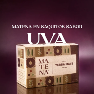 Yerba Mate Uva caja x 20 saquitos Matena
