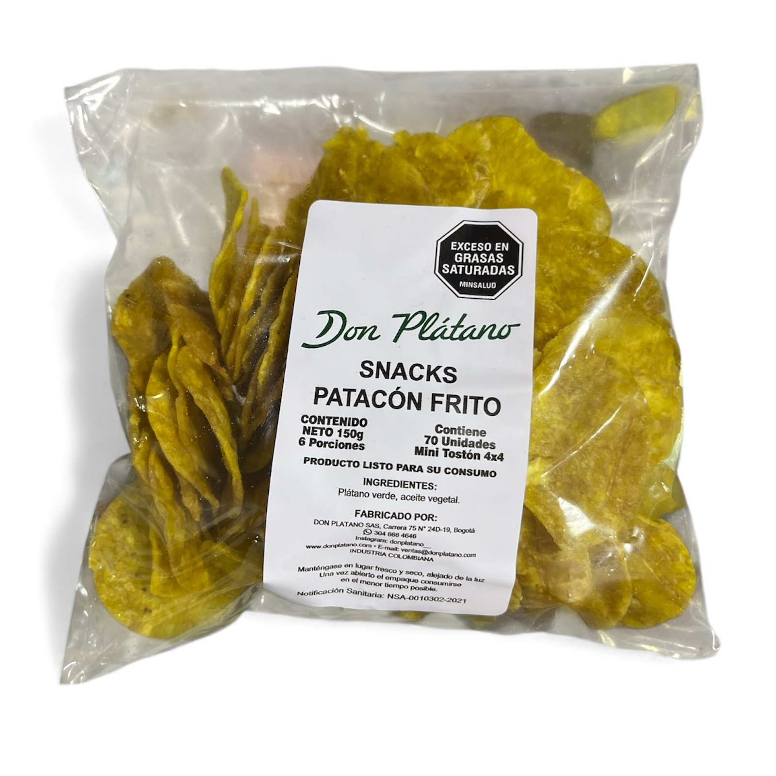 Snack-Patacon-Frito-Don-Plátano-150-gramos